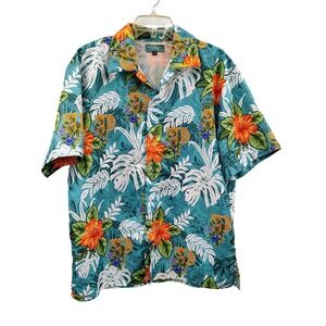 Official Princeton University Class of 2018 Reunion Shirt Size M Hawaiian Aloha